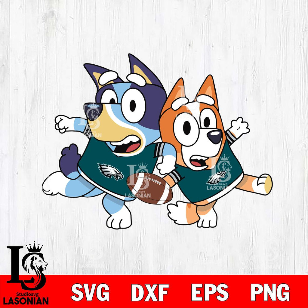 Philadelphia Eagles Bluey NFL – lasoniansvg