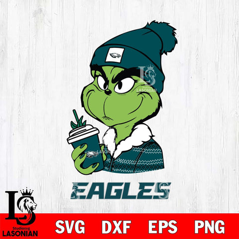 Philadelphia Eagles Boujee Grinch Christmas Svg Eps Dxf Png File,Cricut svg files, Digital Download, Instant Download