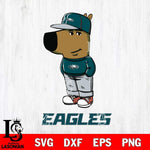 Philadelphia Eagles Chill Guy Svg