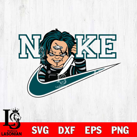 Philadelphia Eagles Chucky Nike Svg Eps Dxf Png File, Digital Download, Instant Download