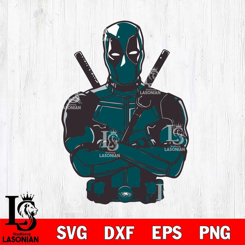 Philadelphia Eagles Deadpool Svg Eps Dxf Png File, Digital Download, Instant Download