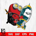 Philadelphia Eagles Deadpool Minion Marvel Svg Eps Dxf Png File, Digital Download, Instant Download