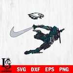 Philadelphia Eagles Deadpool Nike Svg Eps Dxf Png File, Digital Download, Instant Download