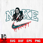 Philadelphia Eagles Ghostface Nike Svg Eps Dxf Png File, Digital Download, Instant Download