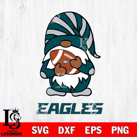 Philadelphia Eagles Gnomes Football Svg Eps Dxf Png File, Digital Download, Instant Download