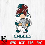 Philadelphia Eagles Gnomes Helmet Svg Eps Dxf Png File, Digital Download, Instant Download