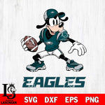 Philadelphia Eagles Goofy Disney, Svg Eps Dxf Png File, Digital Download