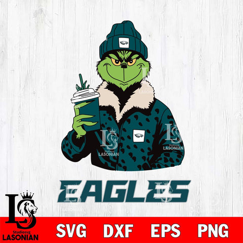 Philadelphia Eagles Grinch Christmas Svg Eps Dxf Png File,Cricut svg files, Digital Download, Instant Download