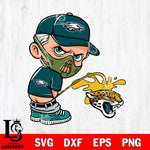 Philadelphia Eagles Hannibal Lecter Piss On Washington Commanders Svg Eps Dxf Png File, Digital Download, Instant Download