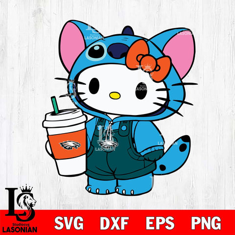 Philadelphia Eagles Hello Kitty Stitch Football Svg Eps Dxf Png File, NFL svg, Digital Download, Instant Download