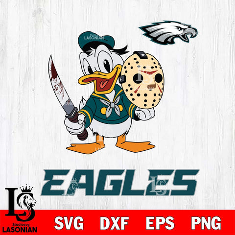 Philadelphia Eagles Jason Voorhees 12 Svg Eps Dxf Png File, Digital Download