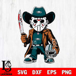 Philadelphia Eagles Jason Voorhees Horror Svg Eps Dxf Png File, NFL svg, Digital Download, Instant Download