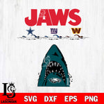 Philadelphia Eagles Jaws Eat Cowboys, Giants, Commanders Svg Eps Dxf Png File, Digital Download, Instant Download