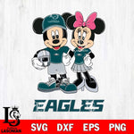 Philadelphia Eagles Mickey Minnie Mouse Helmet Svg Eps Dxf Png File, Bundle NFl svg , File Cut , Digital Download , Instant Download, Laser Cut Svg Files