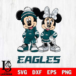 Philadelphia Eagles Mickey Minnie Rugby Hoodie Svg Eps Dxf Png File, Bundle NFl svg , File Cut , Digital Download , Instant Download, Laser Cut Svg Files