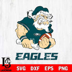 Philadelphia Eagles Santa Claus Angry Svg Eps Dxf Png File,NFL Svg Files,Digital Download,Sublimation,Instant Download