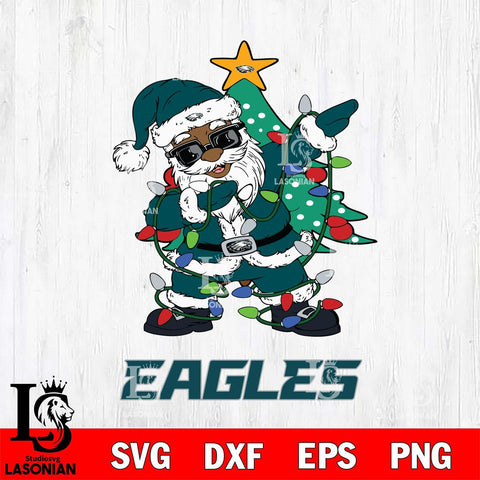 Philadelphia Eagles Santa Claus Ugly Christmas Svg Eps Dxf Png File,NFL Svg Files,Digital Download,Sublimation,Instant Download