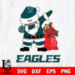 Philadelphia Eagles Santa Dabbing Christmas Svg Eps Dxf Png File,NFL Svg Files,Digital Download,Sublimation,Instant Download