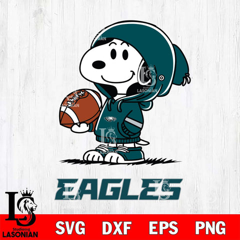 Philadelphia Eagles Snoopy Football Svg Eps Dxf Png File, NFL svg , Digital Download , Instant Download, Cricut File