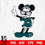 Philadelphia Eagles mickey christmas 5 Svg Eps Dxf Png File, Digital Download, Instant Download