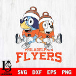 Philadelphia Flyers Bluey & Bingo 8 Svg Eps Dxf Png File, NHL svg, Digital Download, Instant Download