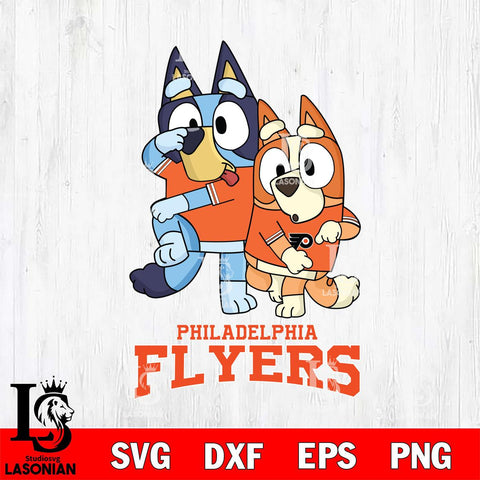 Philadelphia Flyers Bluey Chilli Dance Mode Svg Eps Dxf Png File, Digital Download, Instant Download