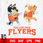 Philadelphia Flyers Bluey Dance Svg Eps Dxf Png File, Digital Download, Instant Download