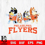 Philadelphia Flyers Bluey Mode Dance Squats Svg Eps Dxf Png File, Digital Download, Instant Download