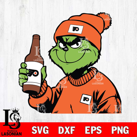 Philadelphia Flyers Boujee Grinch 5 Svg Eps Dxf Png File, Digital Download, Instant Download