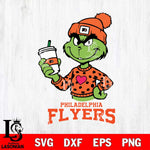 Philadelphia Flyers Boujee Grinch Heart Christmas Cut Files, Cricut,Christmas Svg Dxf Eps Png file , Digital Download