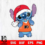 Philadelphia Flyers Cute Stitch Christmas Svg Eps Dxf Png File, Digital Download, Instant Download