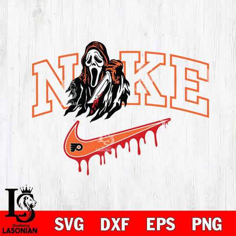 Philadelphia Flyers Ghostface Nike Svg Eps Dxf Png File, Digital Download, Instant Download