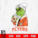 Philadelphia Flyers Grinch Bougie Football Svg Eps Dxf Png File, Digital Download, Instant Download