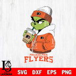 Philadelphia Flyers Grinch Bougie Sport Svg Eps Dxf Png File, Digital Download, Instant Download