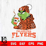 Philadelphia Flyers Grinch Leopard Christmas Cut Files, Cricut,Christmas Svg Dxf Eps Png file , Digital Download