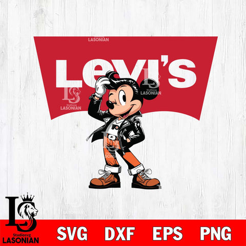 Philadelphia Flyers Levis Mickey Mouse Svg Eps Dxf Png File, Digital Download, Instant Download