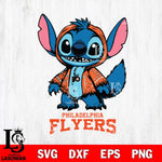 Philadelphia Flyers Stitch Halloween Svg Eps Dxf Png File, NHL svg, Digital Download, Instant Download