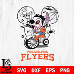 Philadelphia Flyers Stitch Jigsaws Halloween Svg Eps Dxf Png File, Digital Download, Instant Download