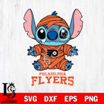 Philadelphia Flyers Stitch Mummy Svg Eps Dxf Png File, NHL svg, Digital Download, Instant Download