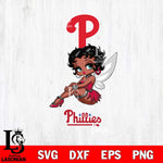 Philadelphia Phillies Beauty Black Fairy Betty Boop