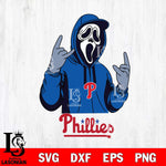 Philadelphia Phillies Ghostface Svg Eps Dxf Png File, Digital Download, Instant Download