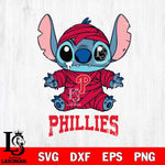 Philadelphia Phillies Stitch Mummy Svg Eps Dxf Png File, MLB svg, Digital Download, Instant Download