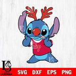 Philadelphia Phillies Stitch Reindeer SVG DXF EPS PNG file, Cut file cricut, Instant Download