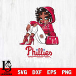 Philadelphia Phillies #1 beauty Black Fan Girl