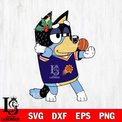 Phoenix Suns Bandit Heeler Christmas Svg Eps Dxf Png File, Digital Download, Instant Download