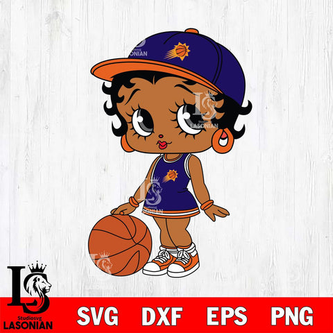 Phoenix Suns Betty Boop NBA 6 Svg Eps Dxf Png File, NBA svg, Digital Download, Instant Download