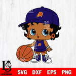 Phoenix Suns Betty Boop NBA 8 Svg Eps Dxf Png File, NBA svg, Digital Download, Instant Download