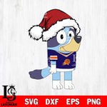 Phoenix Suns Bluey Cartoon Christmas Svg Eps Dxf Png File, Digital Download, Instant Download