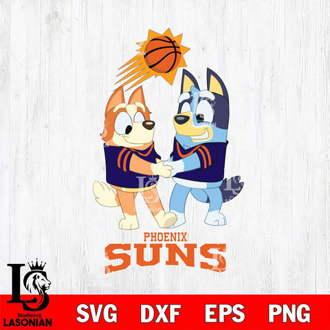 Phoenix Suns Bluey Chilli Dance Svg Eps Dxf Png File, Digital Download, Instant Download