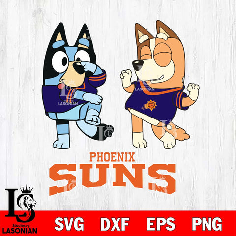 Phoenix Suns Bluey Chilli Sport Svg Eps Dxf Png File, Digital Download, Instant Download